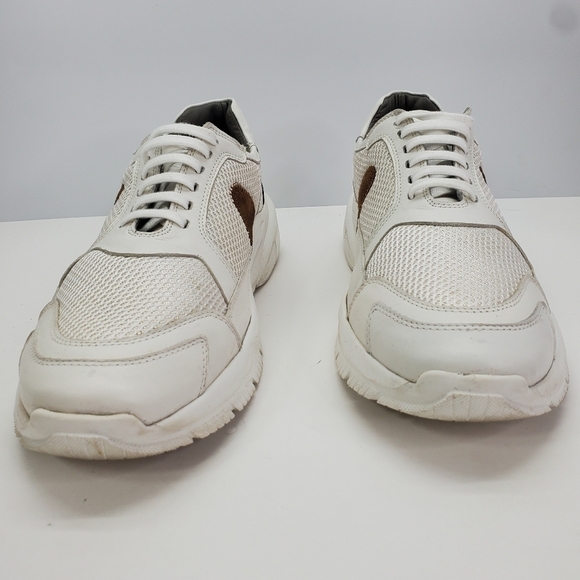 Bolongaro Trevor Sneakers Men's Size 10 Shoes 44 EU White 4267 - Picture 6 of 14